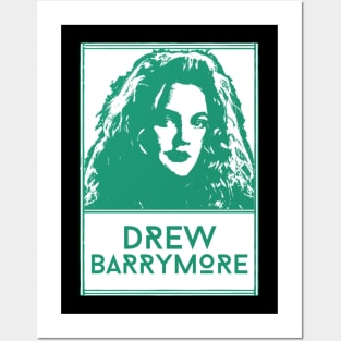 Drew barrymore\\retro fan artwork Posters and Art